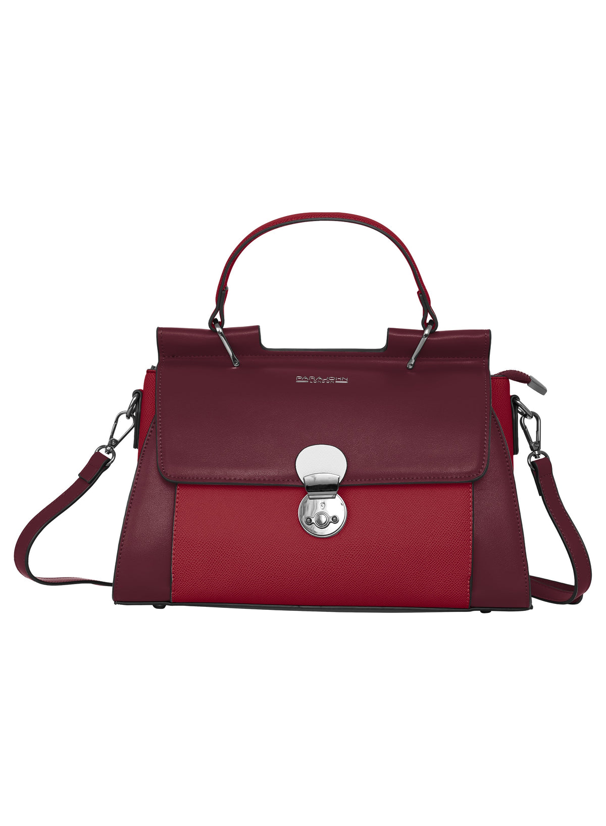 Parajohn Prime Collection Handbag — Elegant Lock Design | Premium Leather Finish  PARAJOHN UAE