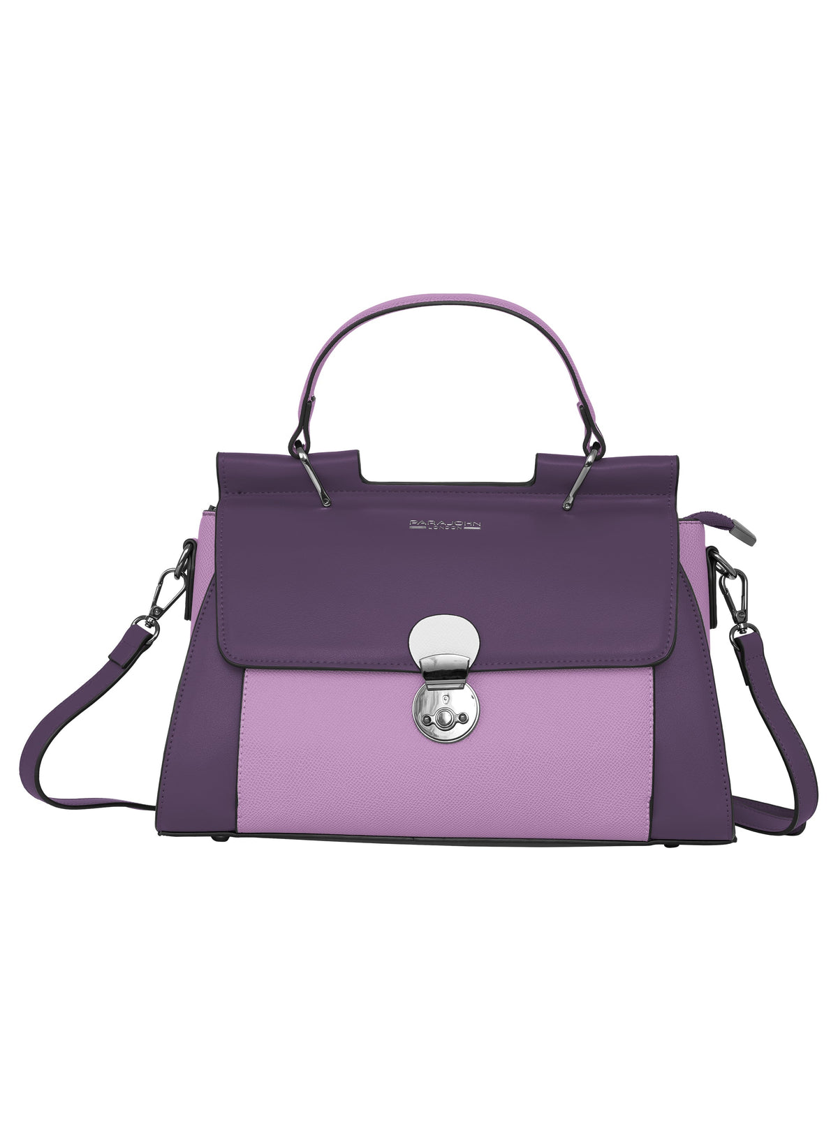 Parajohn Prime Collection Handbag — Elegant Lock Design | Premium Leather Finish  PARAJOHN UAE