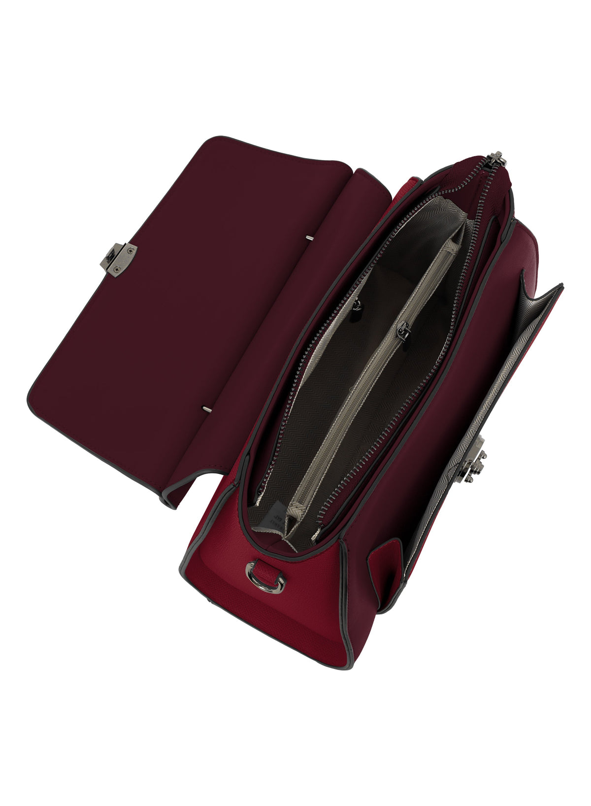 Parajohn Prime Collection Handbag — Elegant Lock Design | Premium Leather Finish  PARAJOHN UAE