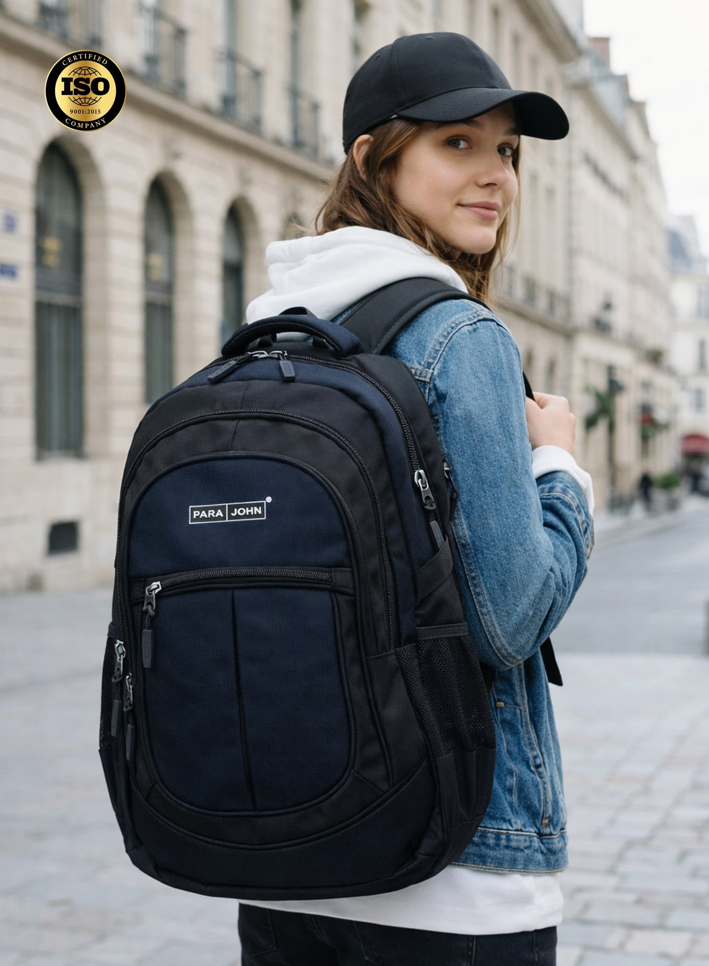 Parajohn School Backpack – Durable Polyester Laptop & Travel Bag with Multi Compartments (18”–24”)  PARAJOHN UAE