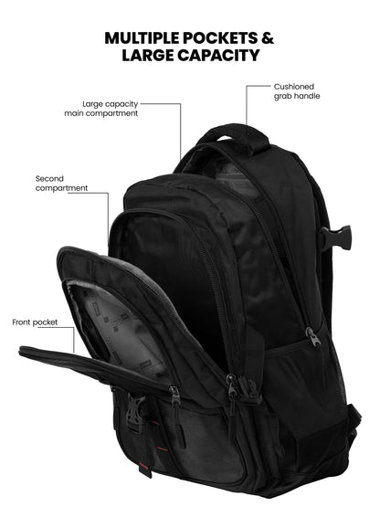 Parajohn School Backpack – Durable Nylon Multi-Compartment School Bag22"with Strong Zipper and Comfortable Handle  PARAJOHN UAE