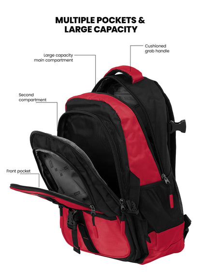 Parajohn School Backpack – Durable Nylon Multi-Compartment School Bag22"with Strong Zipper and Comfortable Handle  PARAJOHN UAE