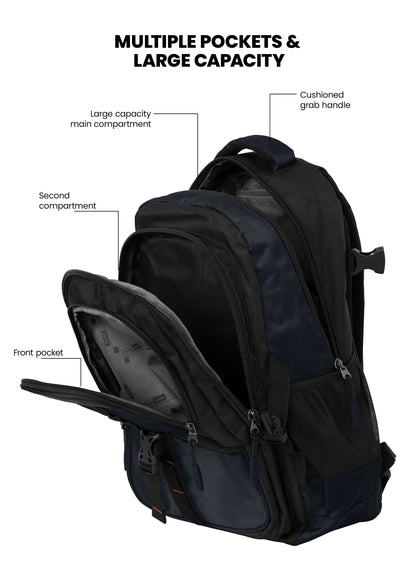 Parajohn School Backpack – Durable Nylon Multi-Compartment School Bag22"with Strong Zipper and Comfortable Handle  PARAJOHN UAE