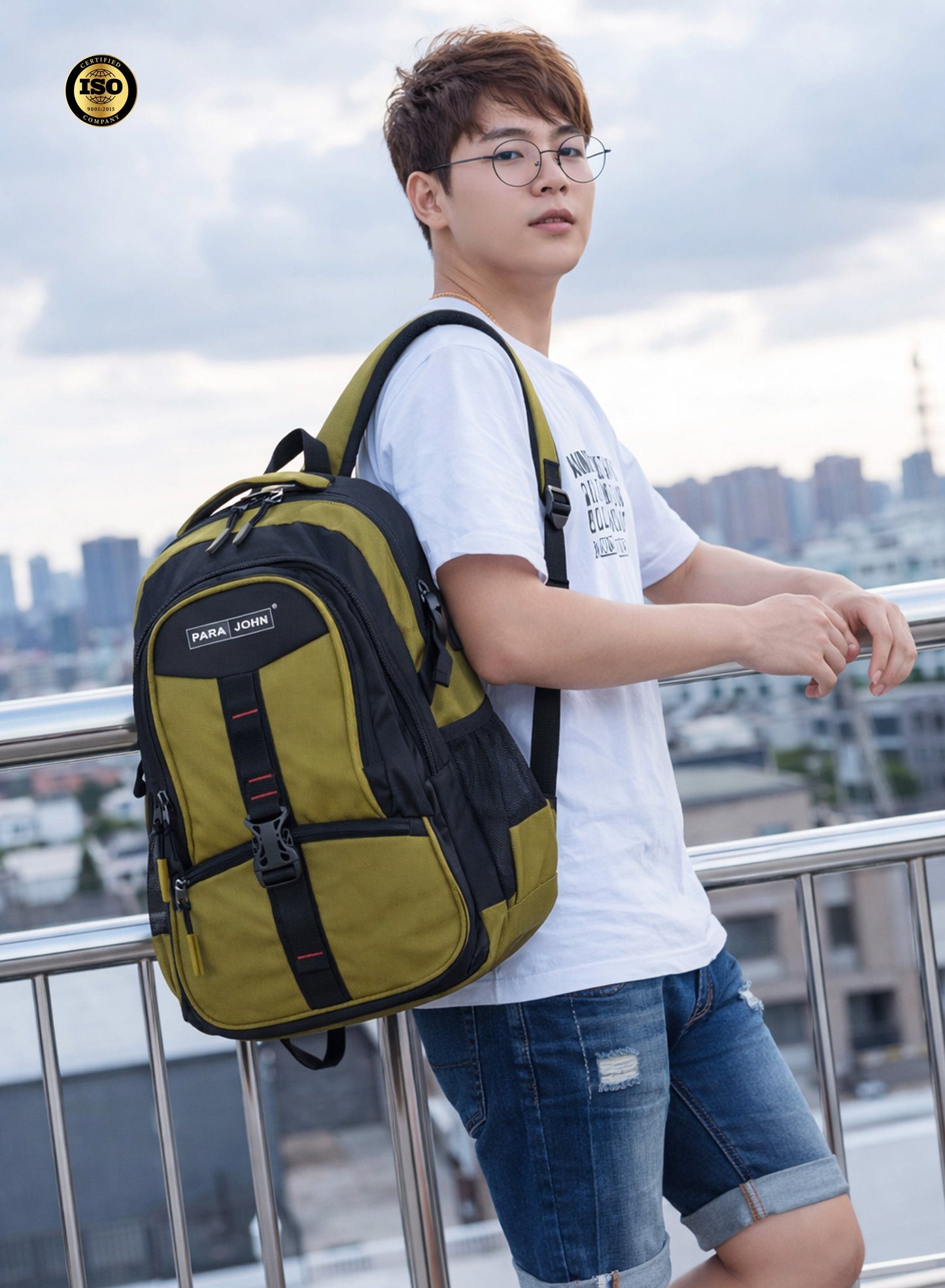 Parajohn School Backpack – Durable Nylon Multi-Compartment School Bag22"with Strong Zipper and Comfortable Handle  PARAJOHN UAE