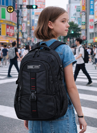 Parajohn School Backpack – Durable Nylon Multi-Compartment School Bag22"with Strong Zipper and Comfortable Handle  PARAJOHN UAE