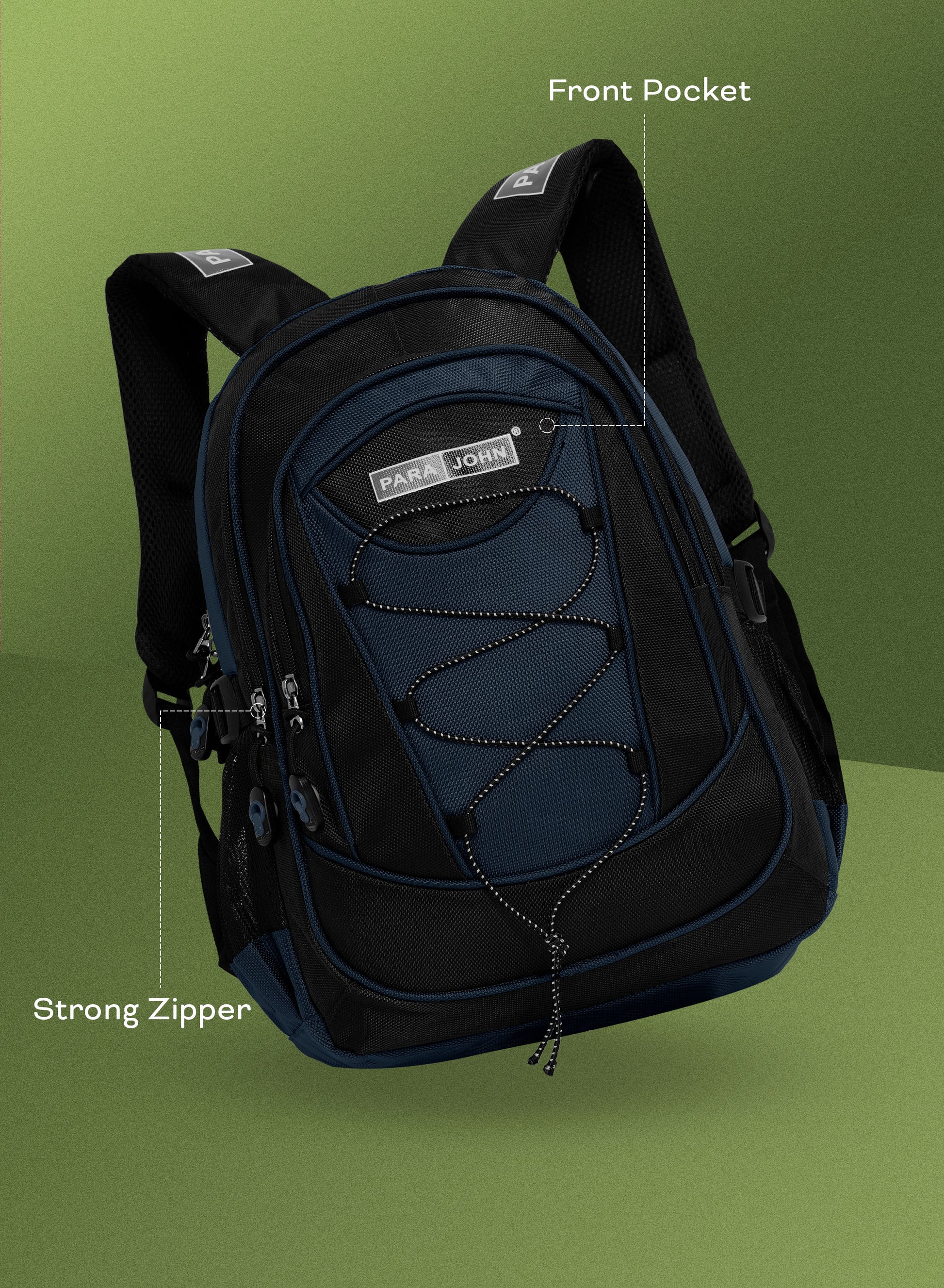 Parajohn Urban X School Backpack — Durable Everyday Carry | 1670D PVC, 18–24”  PARAJOHN UAE