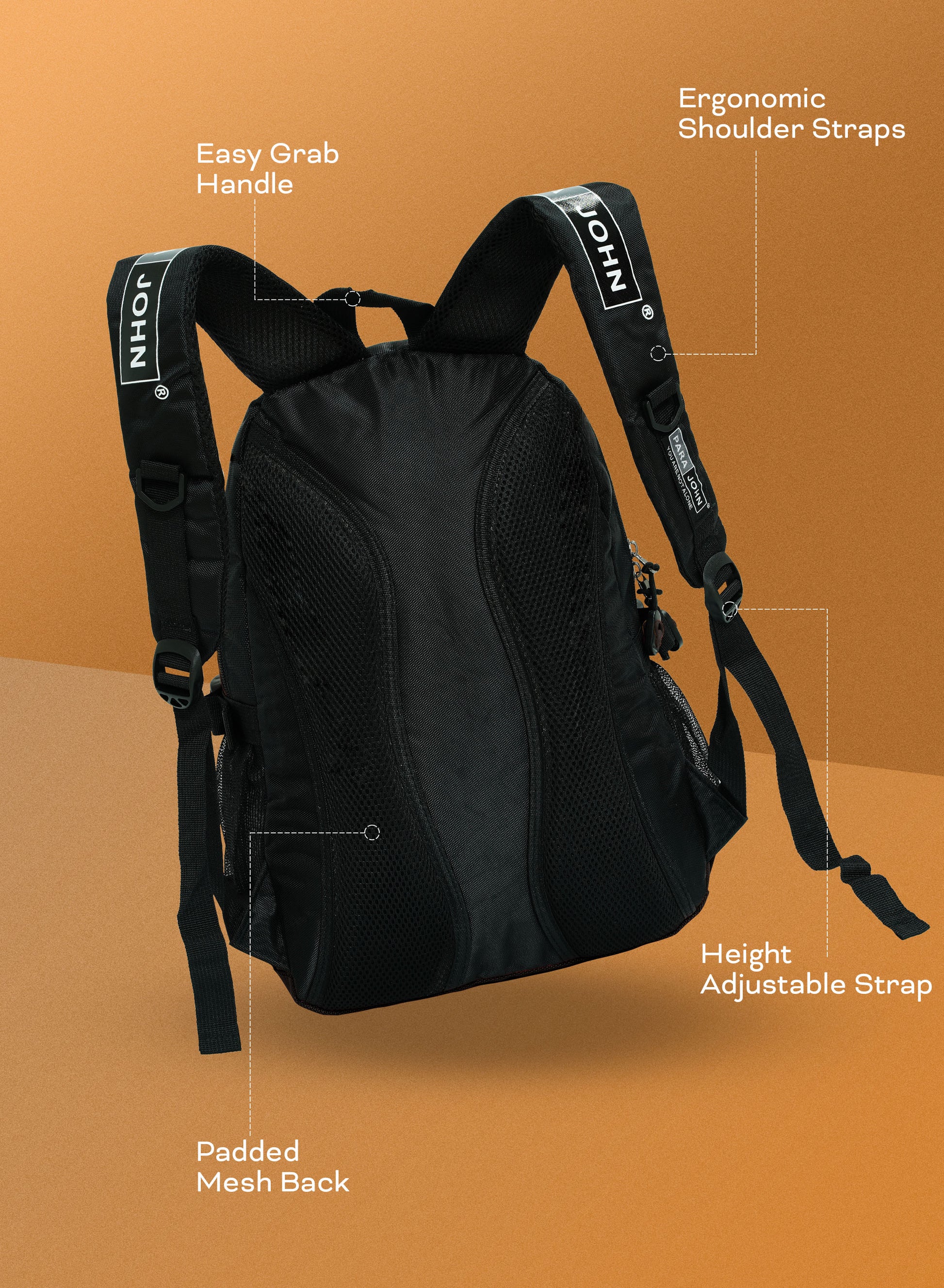 Parajohn Urban X School Backpack — Durable Everyday Carry | 1670D PVC, 18–24”  PARAJOHN UAE