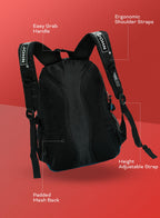 Parajohn Urban X School Backpack — Durable Everyday Carry | 1670D PVC, 18–24”  PARAJOHN UAE