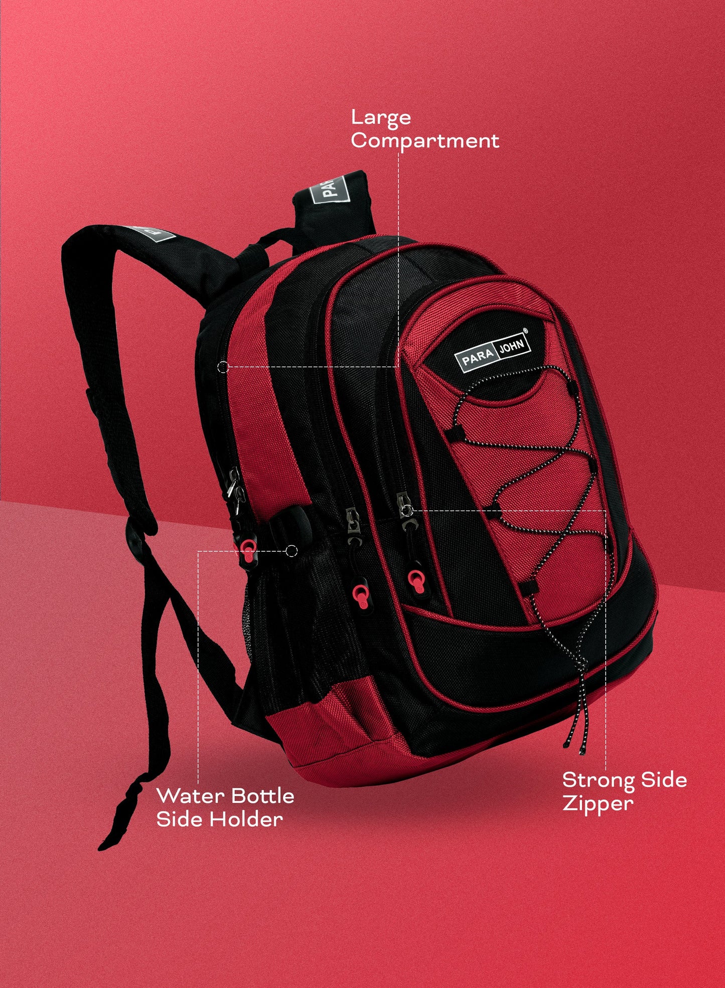 Parajohn Urban X School Backpack — Durable Everyday Carry | 1670D PVC, 18–24”  PARAJOHN UAE