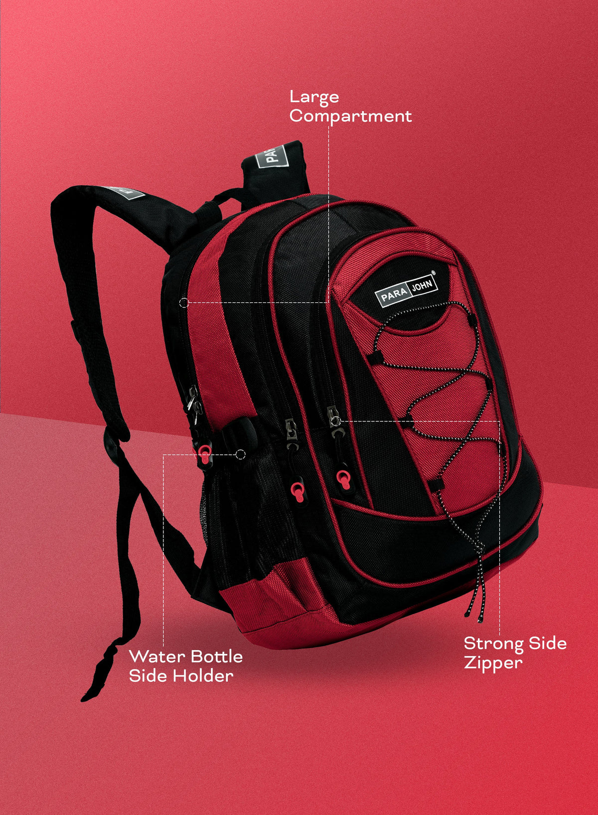 Parajohn Urban X School Backpack — Durable Everyday Carry | 1670D PVC, 18–24”  PARAJOHN UAE