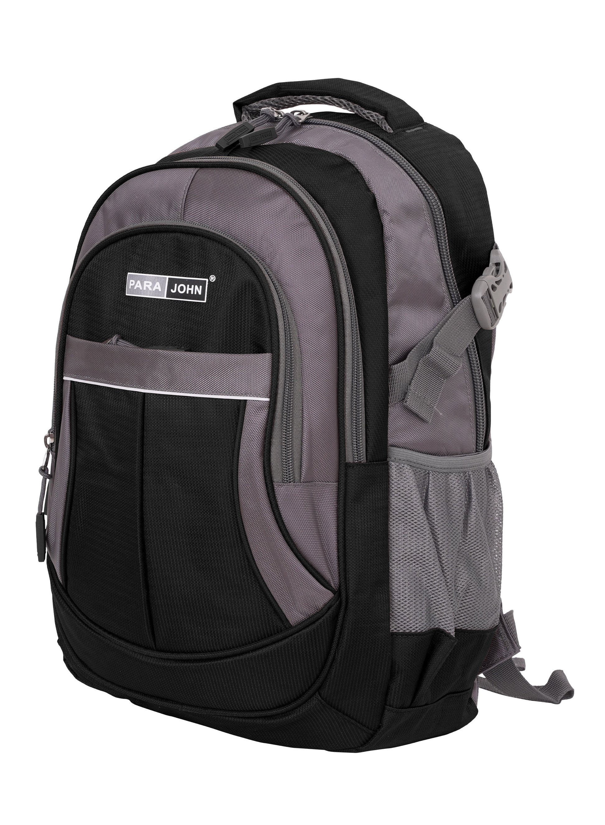 ParaJohn School Backpack – Durable 1680D PVC Coated Multi-Compartment School Bag with Strong Zipper and Handle, Available in Sizes 14”, 16”, 18”, 20”, 22” & 24”  PARAJOHN UAE