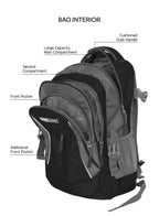 ParaJohn Durable School Backpack – High-Strength 1680D Material, Multiple Sizes (14" 16" 18"  20")  PARAJOHN UAE