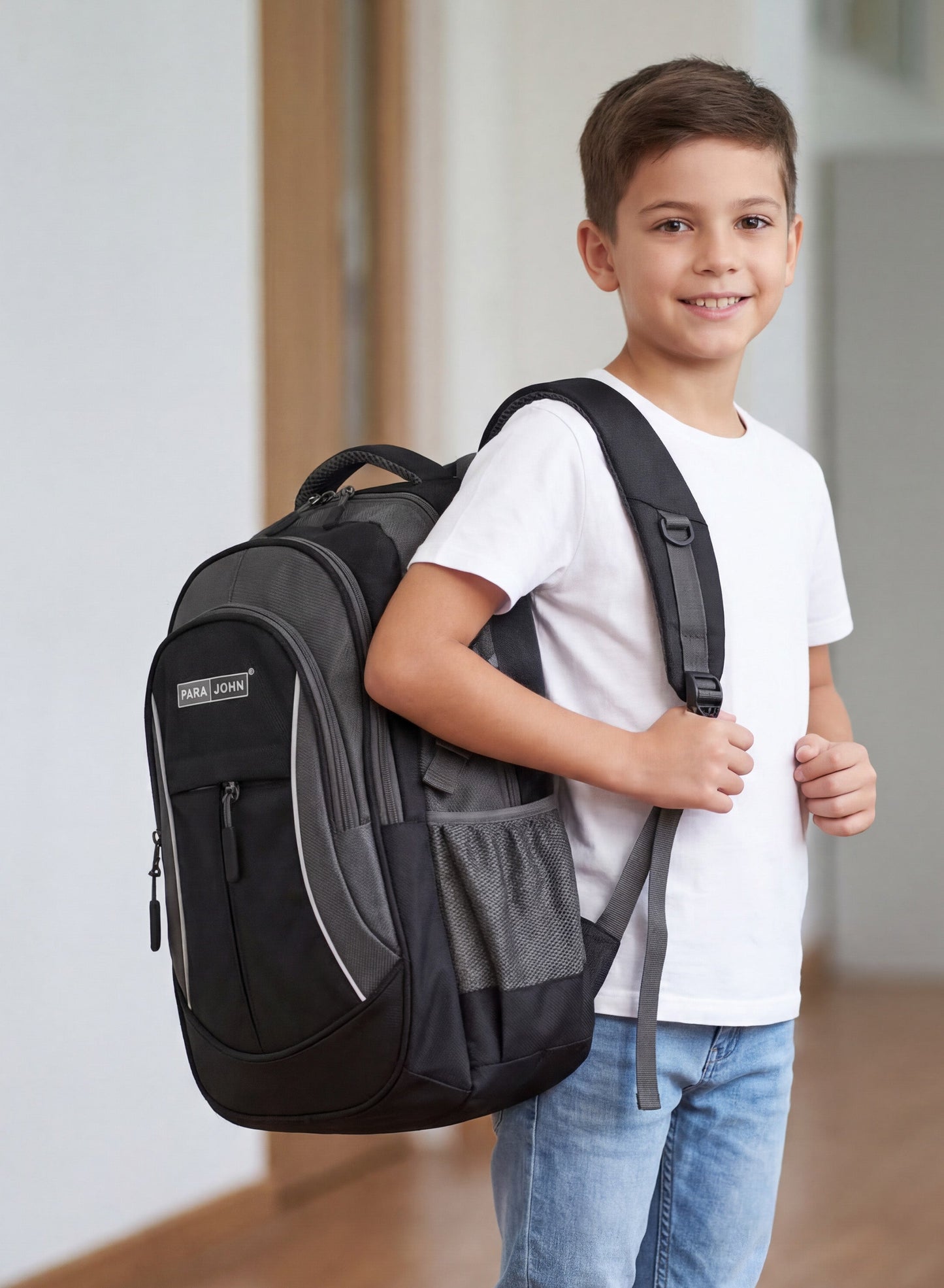 ParaJohn Durable School Backpack – High-Strength 1680D Material, Multiple Sizes (14" 16" 18"  20")  PARAJOHN UAE