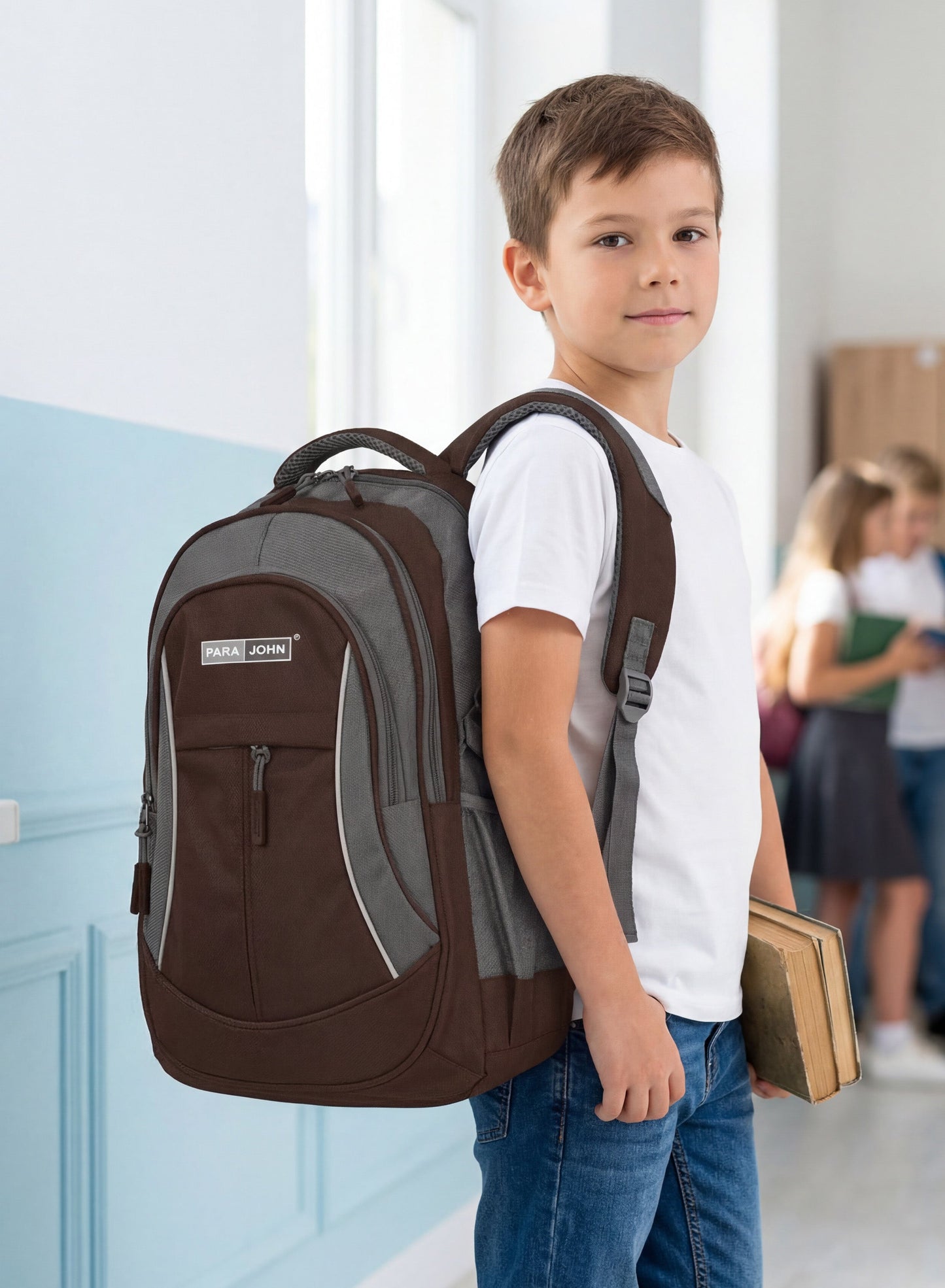 ParaJohn Durable School Backpack – High-Strength 1680D Material, Multiple Sizes (14" 16" 18"  20")  PARAJOHN UAE