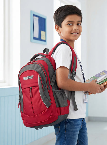 ParaJohn Durable School Backpack – High-Strength 1680D Material, Multiple Sizes (14" 16" 18"  20")  PARAJOHN UAE