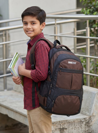 ParaJohn School Backpack – Durable 1680D PVC Coated Multi-Compartment School Bag 18", 20", 22" with Strong Zipper and Comfortable Handle  PARAJOHN UAE