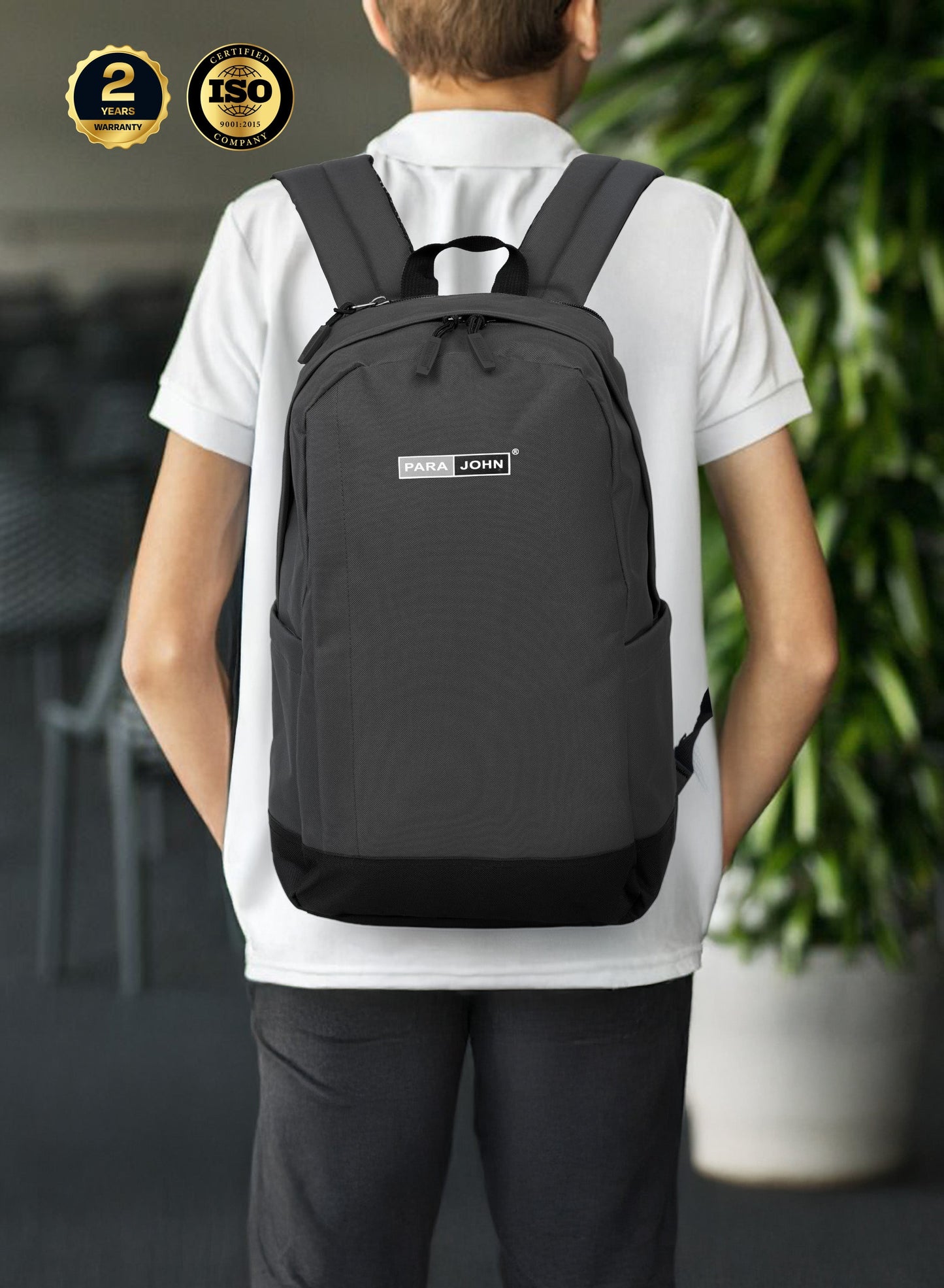 Parajohn Zapper 30L School Bag for Students – 19” Durable Polyester Backpack with Spacious Compartments for School & College  PARAJOHN UAE