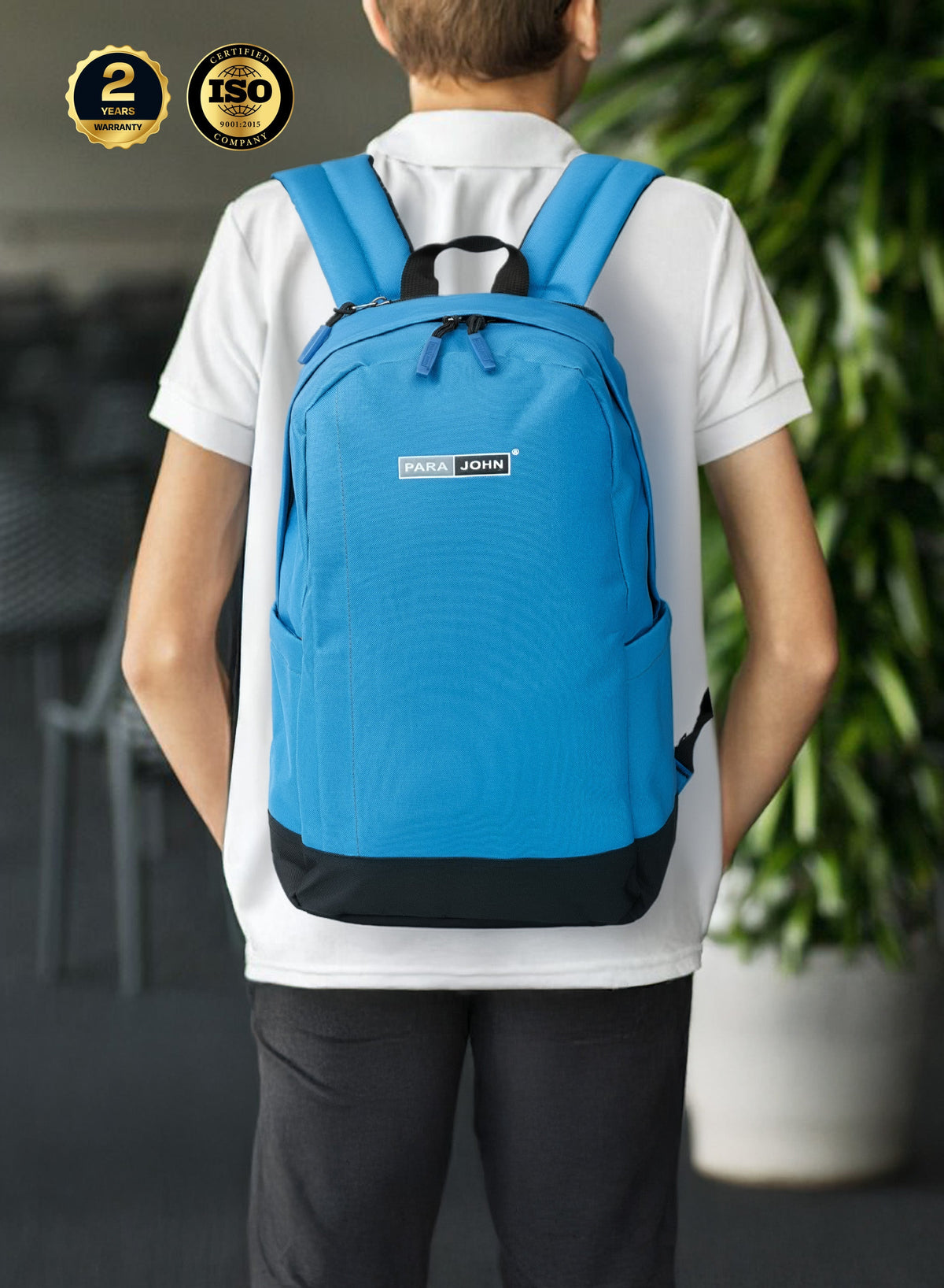 Parajohn Zapper 30L School Bag for Students – 19” Durable Polyester Backpack with Spacious Compartments for School & College  PARAJOHN UAE