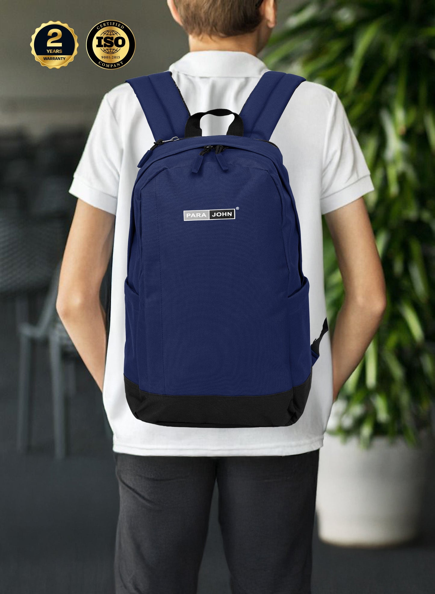 Parajohn Zapper 30L School Bag for Students – 19” Durable Polyester Backpack with Spacious Compartments for School & College  PARAJOHN UAE