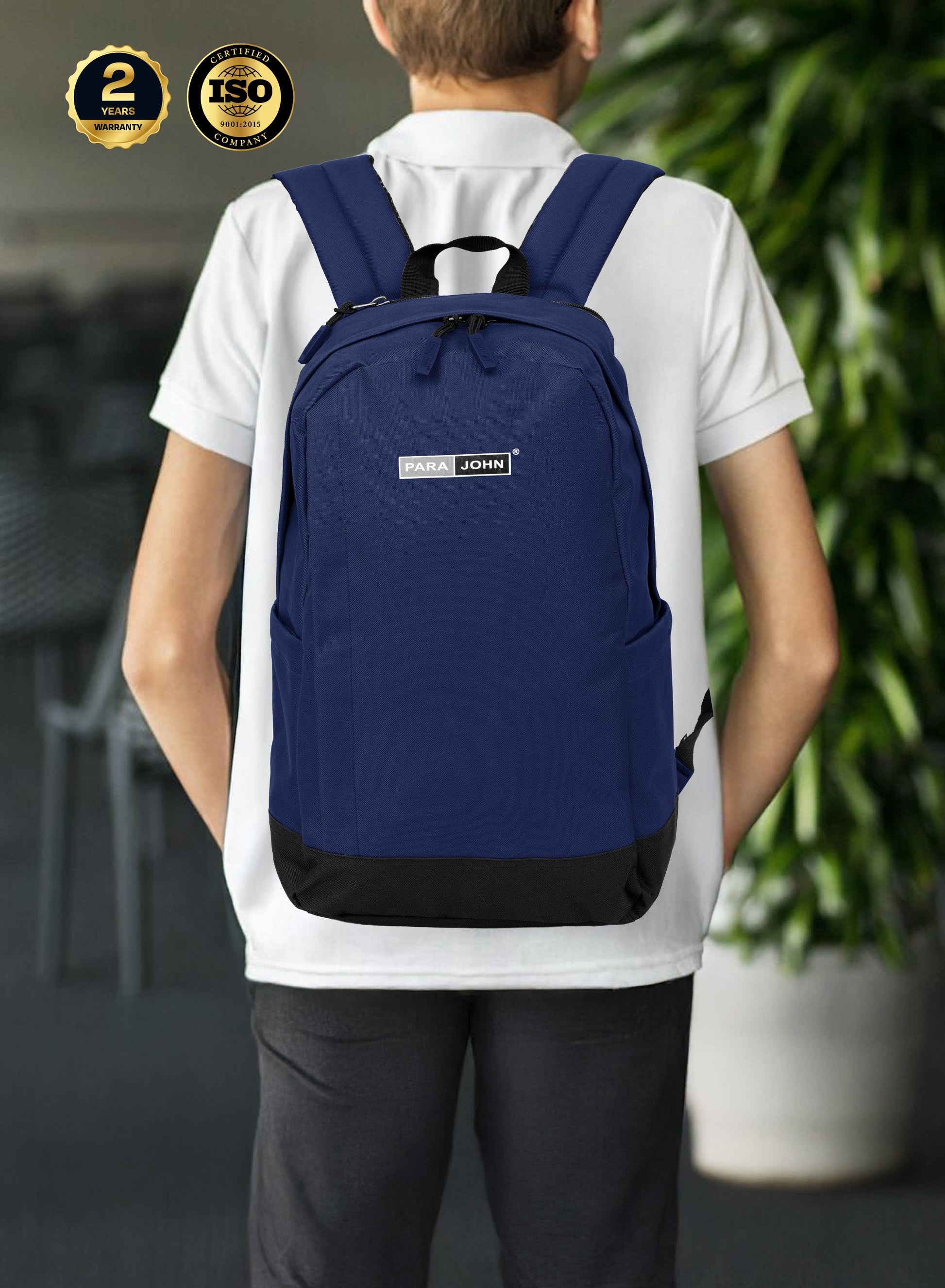 Parajohn Zapper 30L School Bag for Students – 19” Durable Polyester Backpack with Spacious Compartments for School & College  PARAJOHN UAE