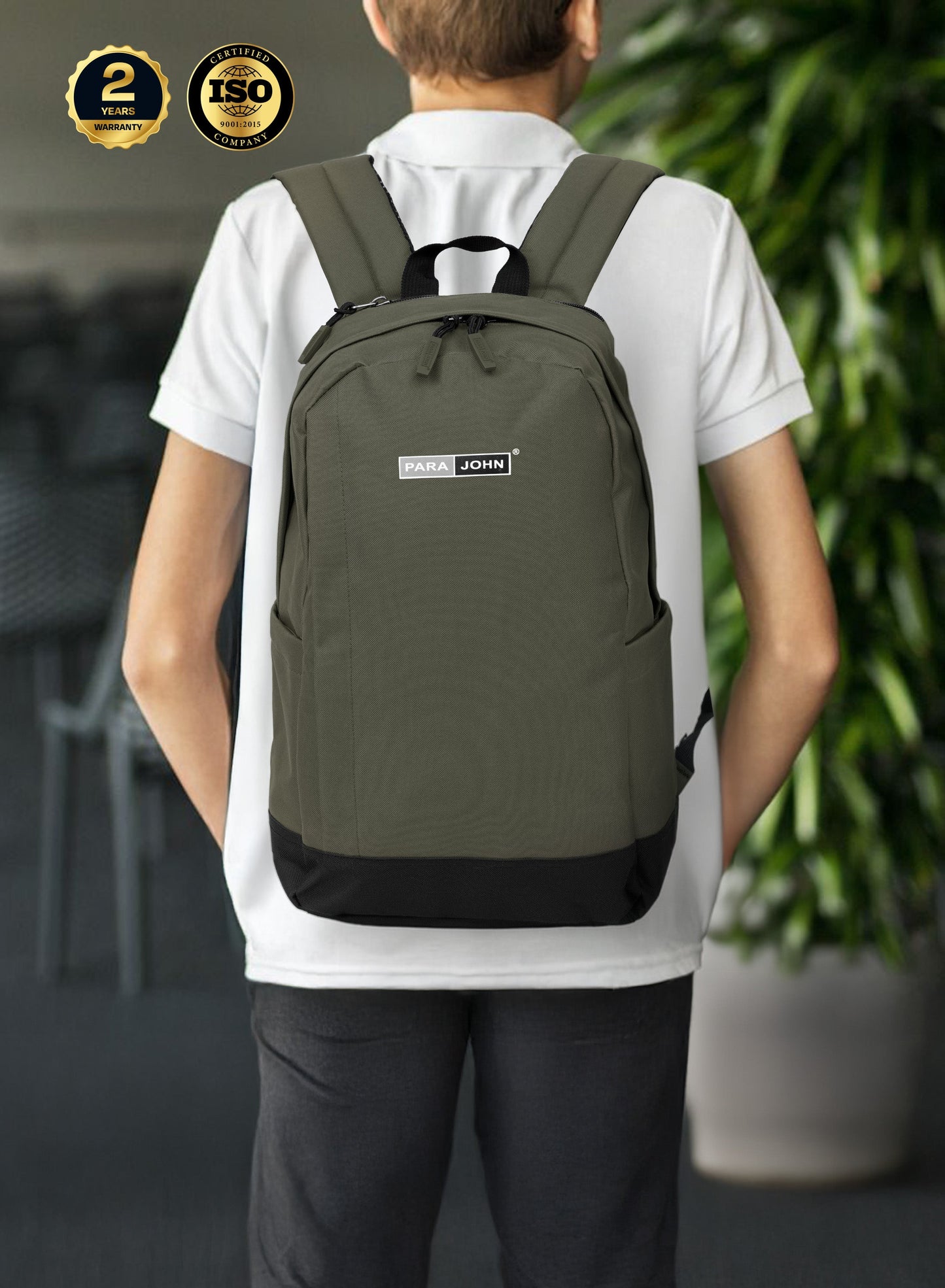 Parajohn Zapper 30L School Bag for Students – 19” Durable Polyester Backpack with Spacious Compartments for School & College  PARAJOHN UAE