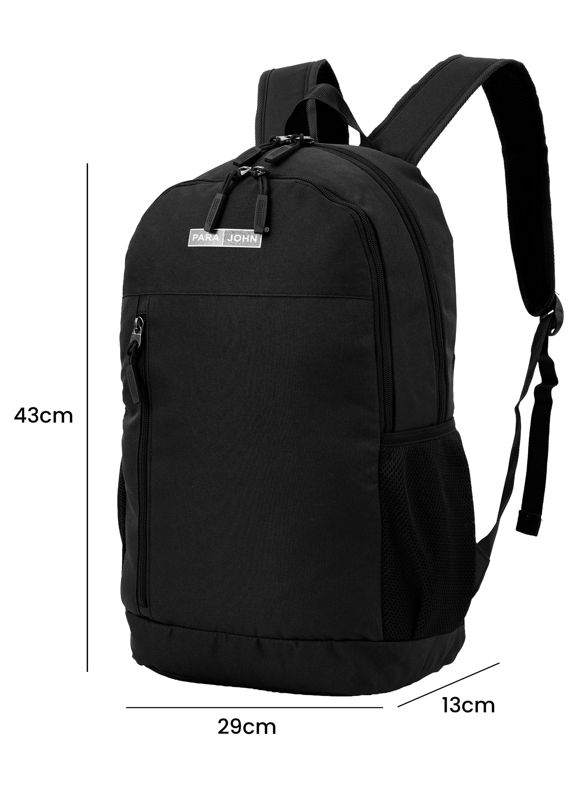 Parajohn Vantor 30L School Bag for Students – 19” Durable Polyester Backpack with Spacious Compartments for School & College  PARAJOHN UAE
