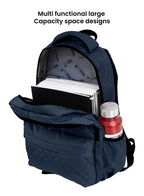 Para john LumiPack 18 inches Quilted School Backpack – 28L Capacity, Stylish & Durable with Multiple Compartments  PARAJOHN UAE