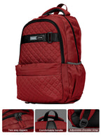 Para john LumiPack 18 inches Quilted School Backpack – 28L Capacity, Stylish & Durable with Multiple Compartments  PARAJOHN UAE
