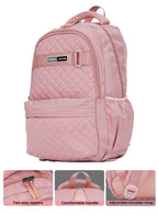 Para john LumiPack 18 inches Quilted School Backpack – 28L Capacity, Stylish & Durable with Multiple Compartments  PARAJOHN UAE