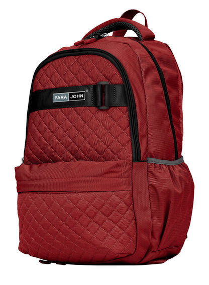 LumiPack 18 inches Quilted School Backpack – 28L Capacity, Stylish & Durable with Multiple Compartments