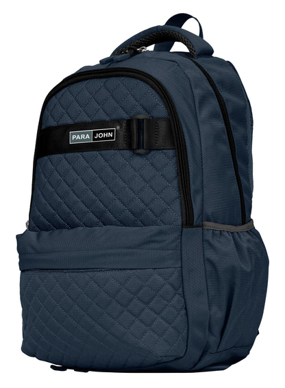 LumiPack 18 inches Quilted School Backpack – 28L Capacity, Stylish & Durable with Multiple Compartments