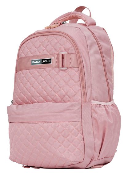 LumiPack 18 inches Quilted School Backpack – 28L Capacity, Stylish & Durable with Multiple Compartments