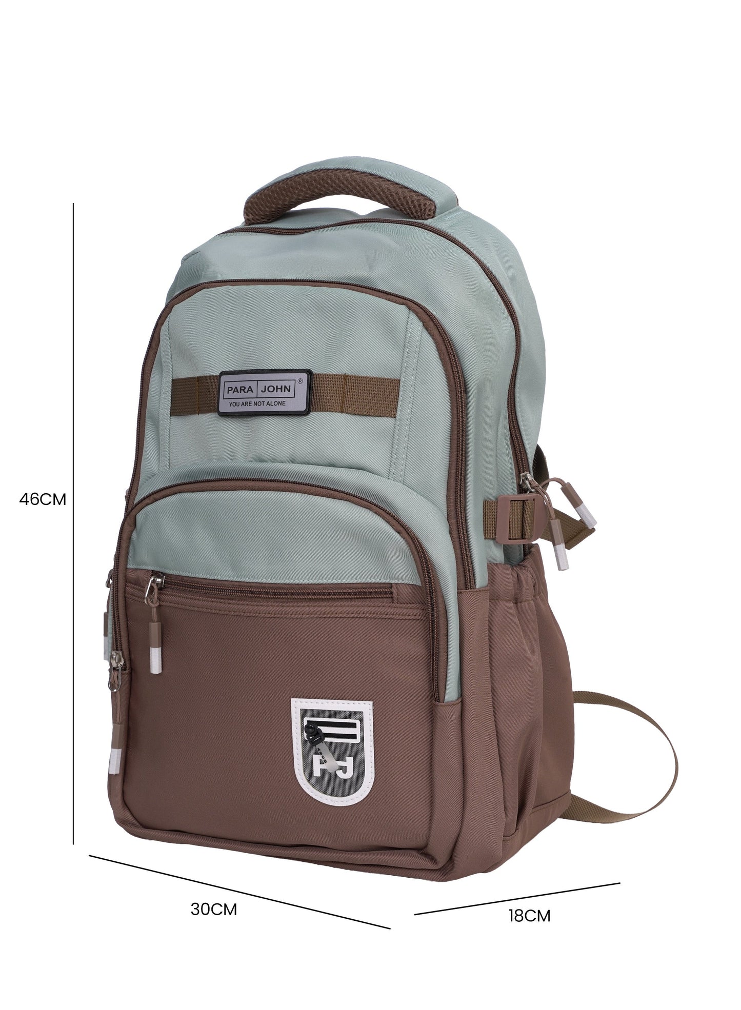 Parajohn Junior Schoolbag for Boys & Girls 18 inches– 20L Lightweight Polyester Bookbag with Hidden Back Pocket, Water-Resistant Kids Travel Daypack  PARAJOHN UAE