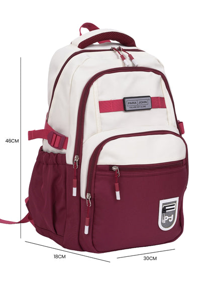 Parajohn Junior Schoolbag for Boys & Girls 18 inches– 20L Lightweight Polyester Bookbag with Hidden Back Pocket, Water-Resistant Kids Travel Daypack  PARAJOHN UAE