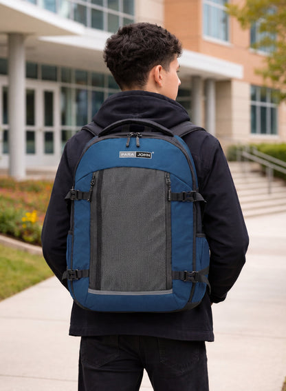 Para John Skivo School Backpack — Ergonomic Comfort | 18" Waterproof Polyester Bag  PARAJOHN UAE