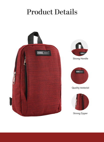 Parajohn Daily Multi-Purpose Crossbody Shoulder Bag – Lightweight, Durable Everyday Travel Sling with Adjustable Strap and Secure Storage  PARAJOHN UAE