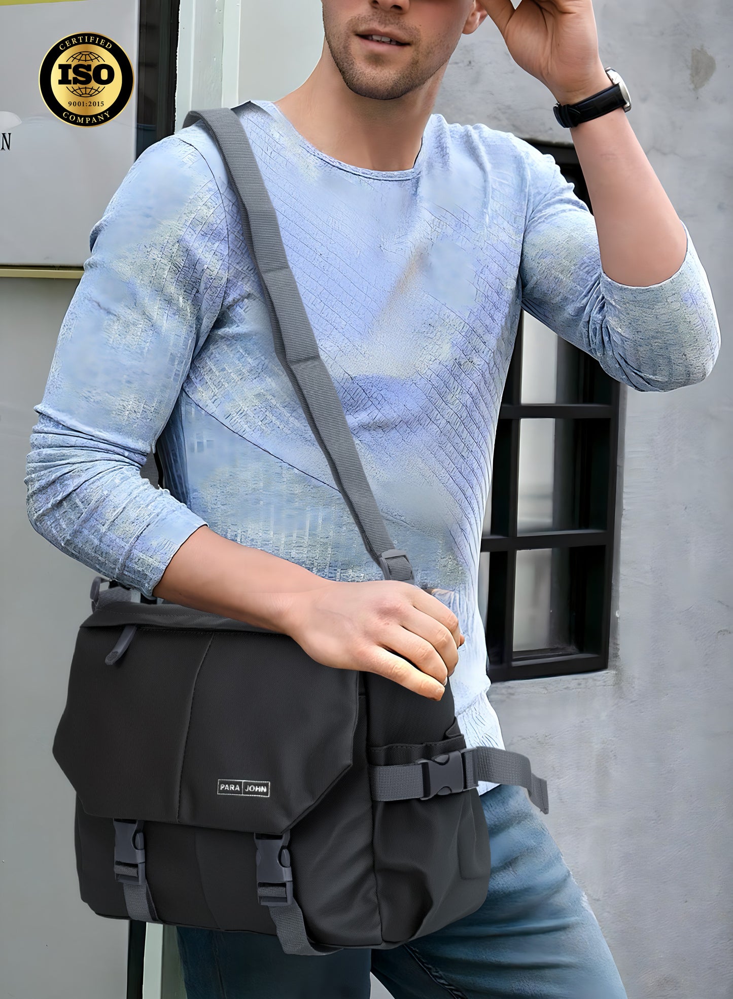 Parajohn daily Multipurpose Crossbody Shoulder Sling Bag – Compact, Durable & Lightweight for Travel and Everyday Use