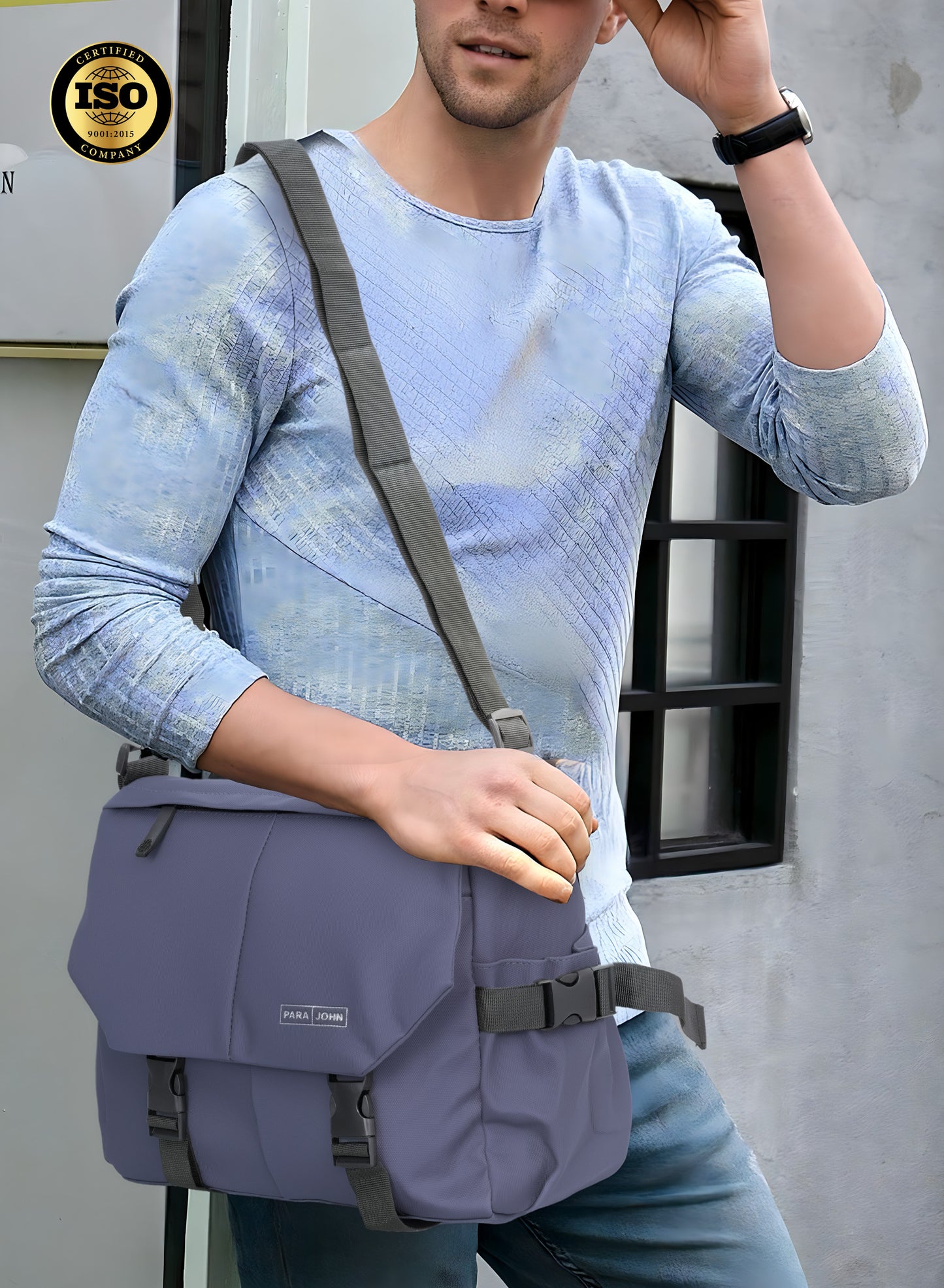 Parajohn daily Multipurpose Crossbody Shoulder Sling Bag – Compact, Durable & Lightweight for Travel and Everyday Use