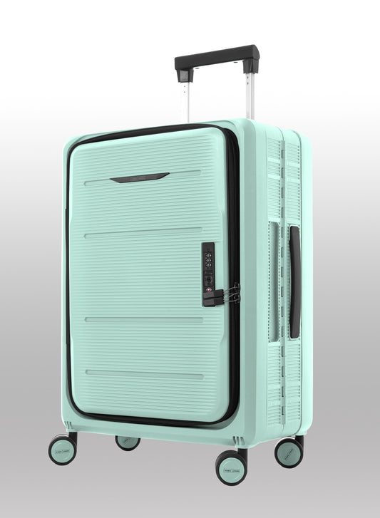 FlexiFold 1 Piece ABS + PC Foldable Cabin Luggage Trolley