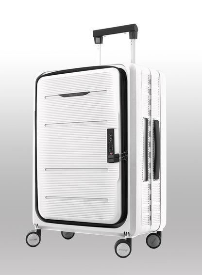FlexiFold 1 Piece ABS + PC Foldable Cabin Luggage Trolley
