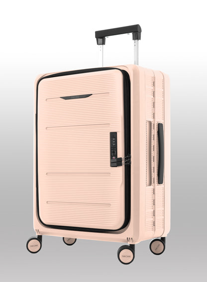 FlexiFold 1 Piece ABS + PC Foldable Cabin Luggage Trolley