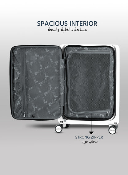 FlexiFold 1 Piece ABS + PC Foldable Cabin Luggage Trolley