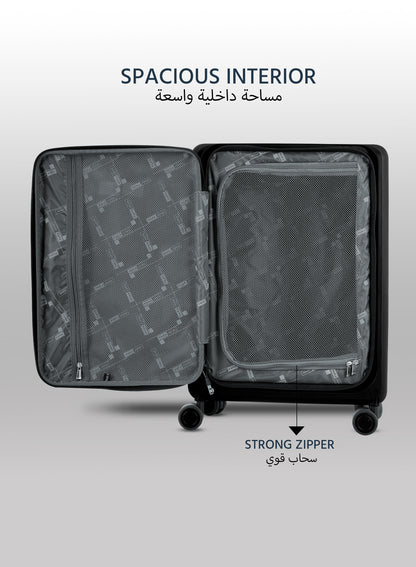 FlexiFold 1 Piece ABS + PC Foldable Cabin Luggage Trolley