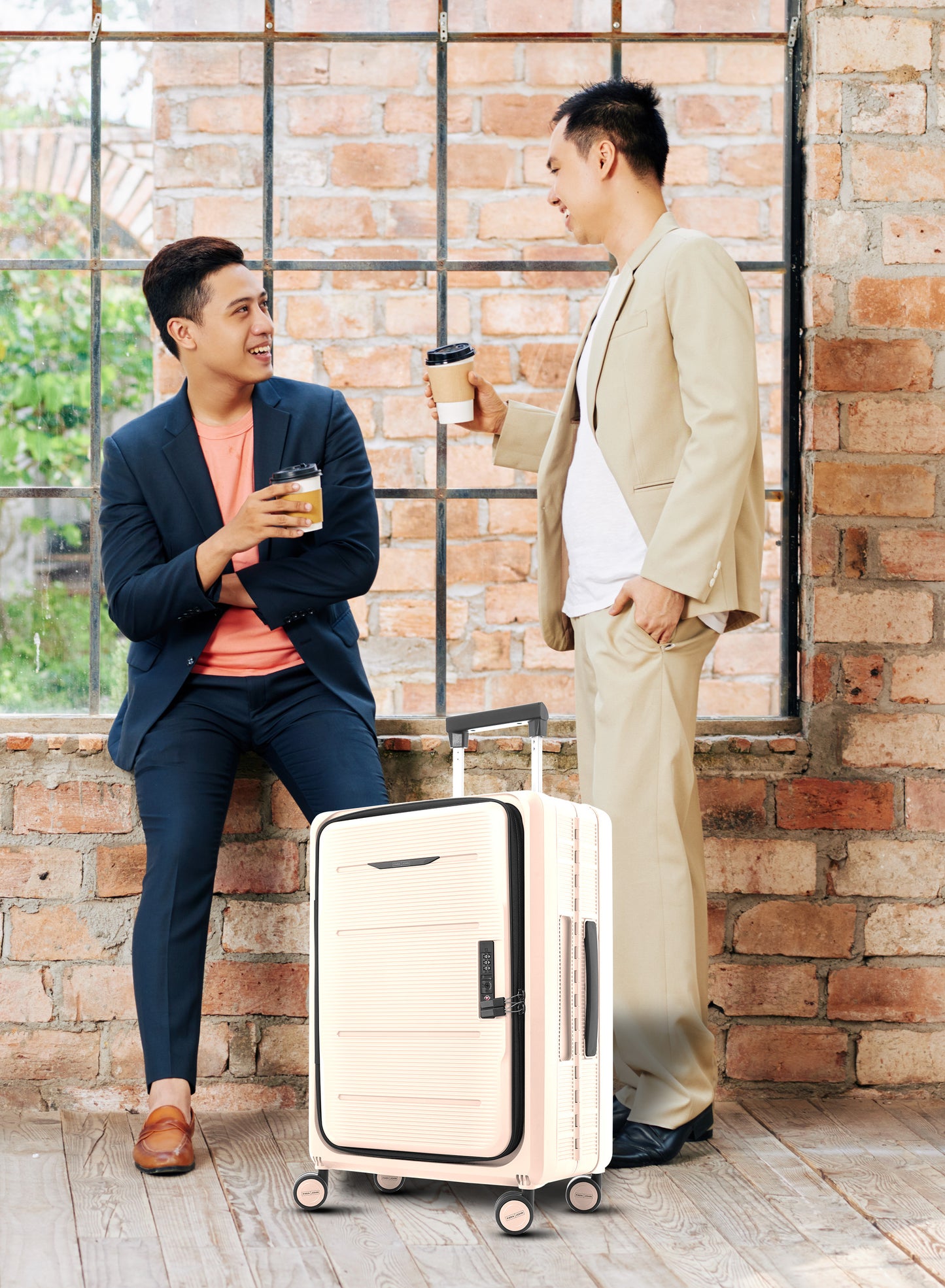 FlexiFold 1 Piece ABS + PC Foldable Cabin Luggage Trolley