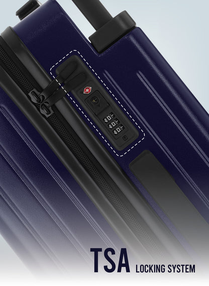 عربة أمتعة بمقبض عريض من Elite360 PC مقاس 56 سم