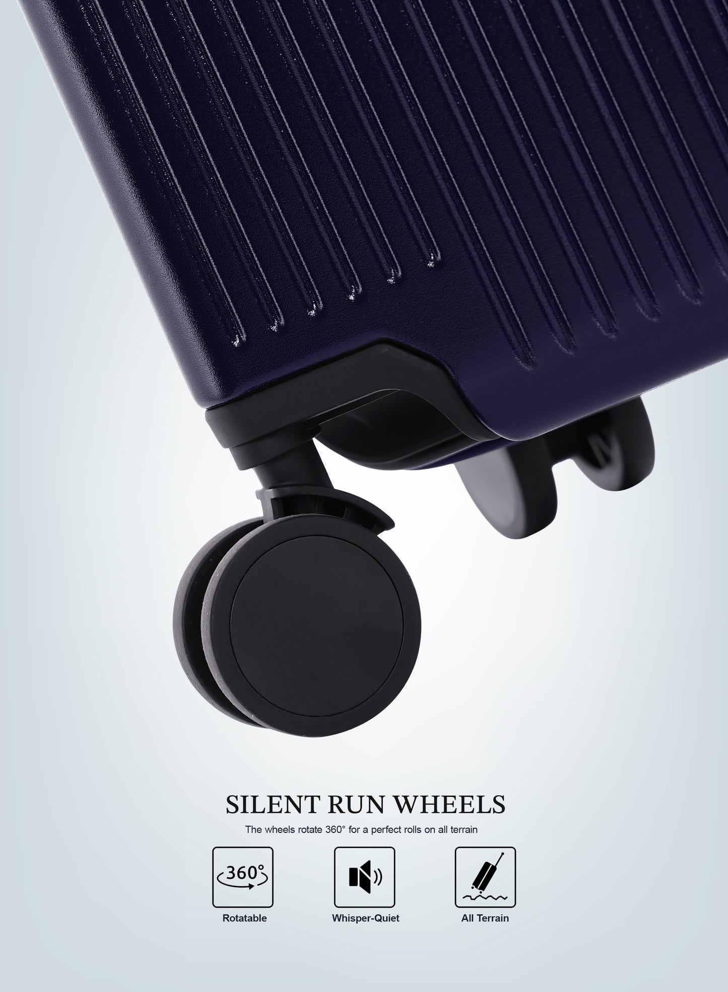 عربة أمتعة بمقبض عريض من Elite360 PC مقاس 56 سم