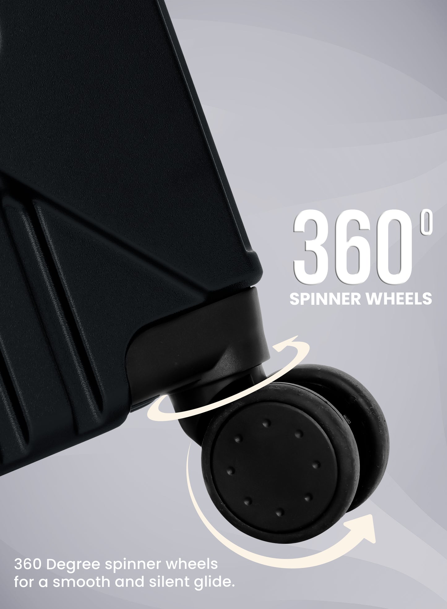 حقيبة سفر BeatBox من قطعة واحدة مصنوعة من مادة ABS + PC مقاس 56 سم