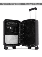 Parajohn Quatrix 20 Inch Cabin Size Polycarbonate Luggage Trolley – 8 Wheel 360° Spinner, Lightweight Hard Case, 55 cm  PARAJOHN UAE