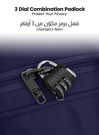 PARAJOHN Mova Cabin Luggage — Ultra-Light Travel Companion | 18” Nylon 8-Wheel Trolley  PARAJOHN UAE