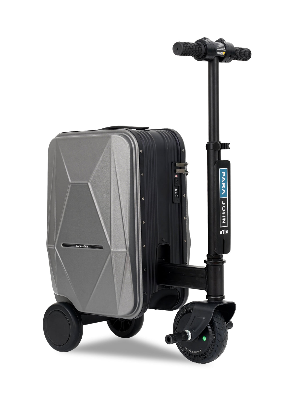Parajohn Etro Cabin Size 20 inches Rideable Aluminum + Polycarbonate Rechargeable Electric Suitcase Scooter  PARAJOHN UAE